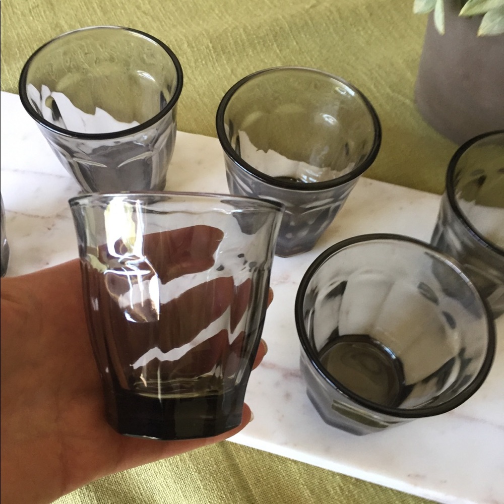 Bistro Style Glasses or votive candle holder set of 6 - Picture 2 of 9